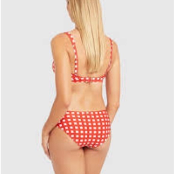 Sea Level Le Damier Square Neck Top & Regular Fit Bikini Bottoms - NEW - Size 4 - Picture 2 of 13